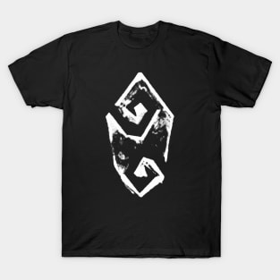 World Stone Rune - chalk T-Shirt